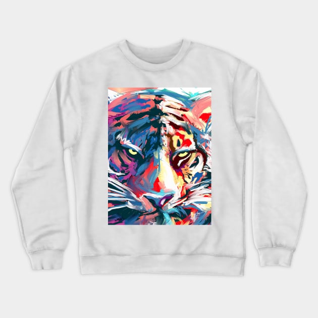 Tiger Crewneck Sweatshirt by mailsoncello